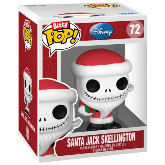 Bitty Pop! The Nightmare Before Christmas 2 Pack - Santa Jack Skellington and Sally