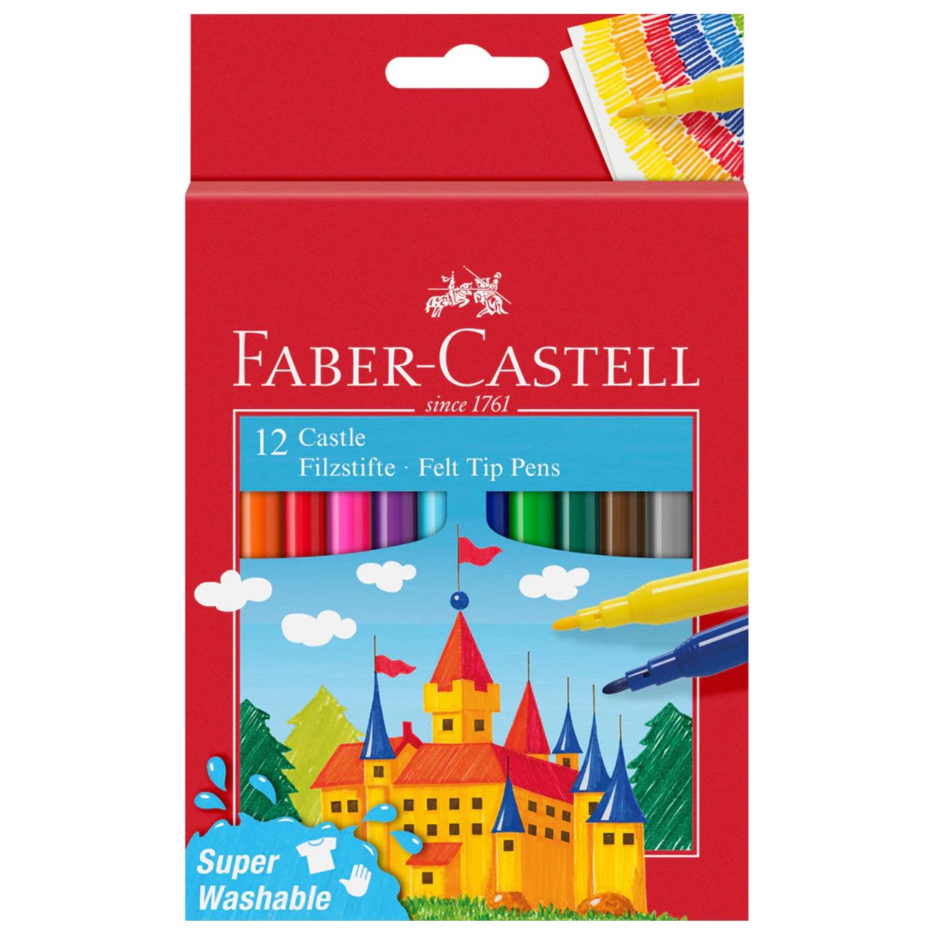 Faber-Castell Castle Felt Tips 12 Pack