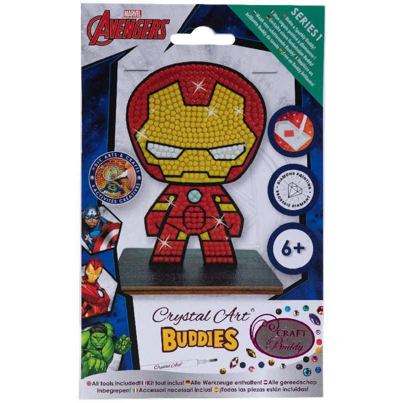 Toys N Tuck:Crystal Art Buddies Marvel Series 1 - Iron Man,Marvel