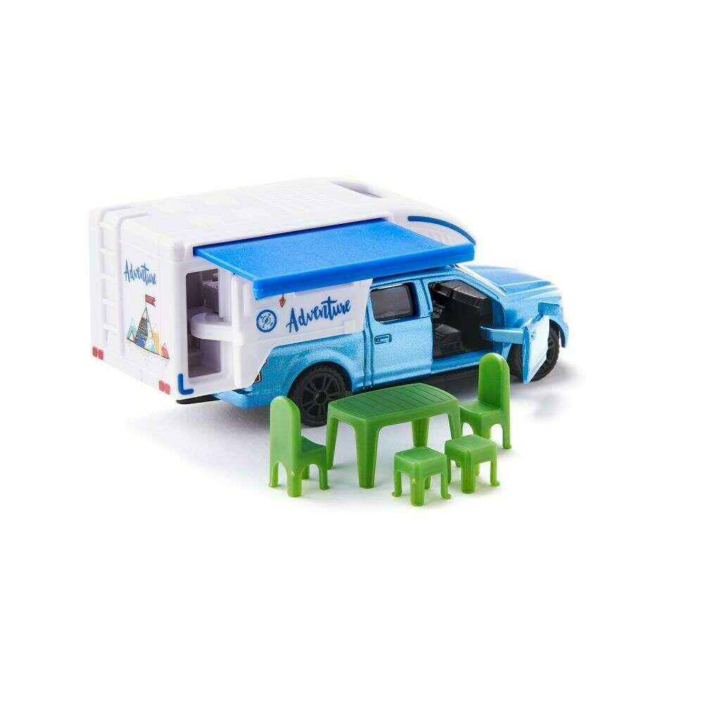 Toys N Tuck:Siku 1693 Ford F150 Pick-Up Camper,Siku