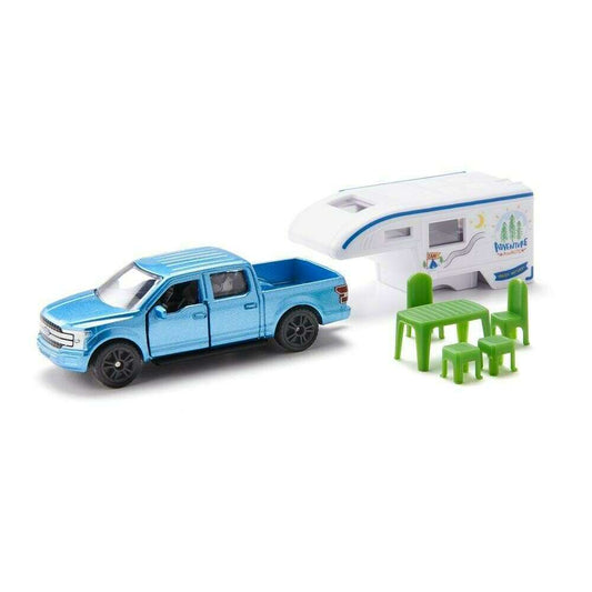 Toys N Tuck:Siku 1693 Ford F150 Pick-Up Camper,Siku