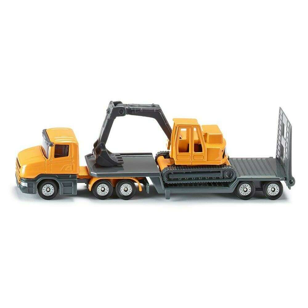 Toys N Tuck:Siku 1611 Low Loader With Exavator,Siku