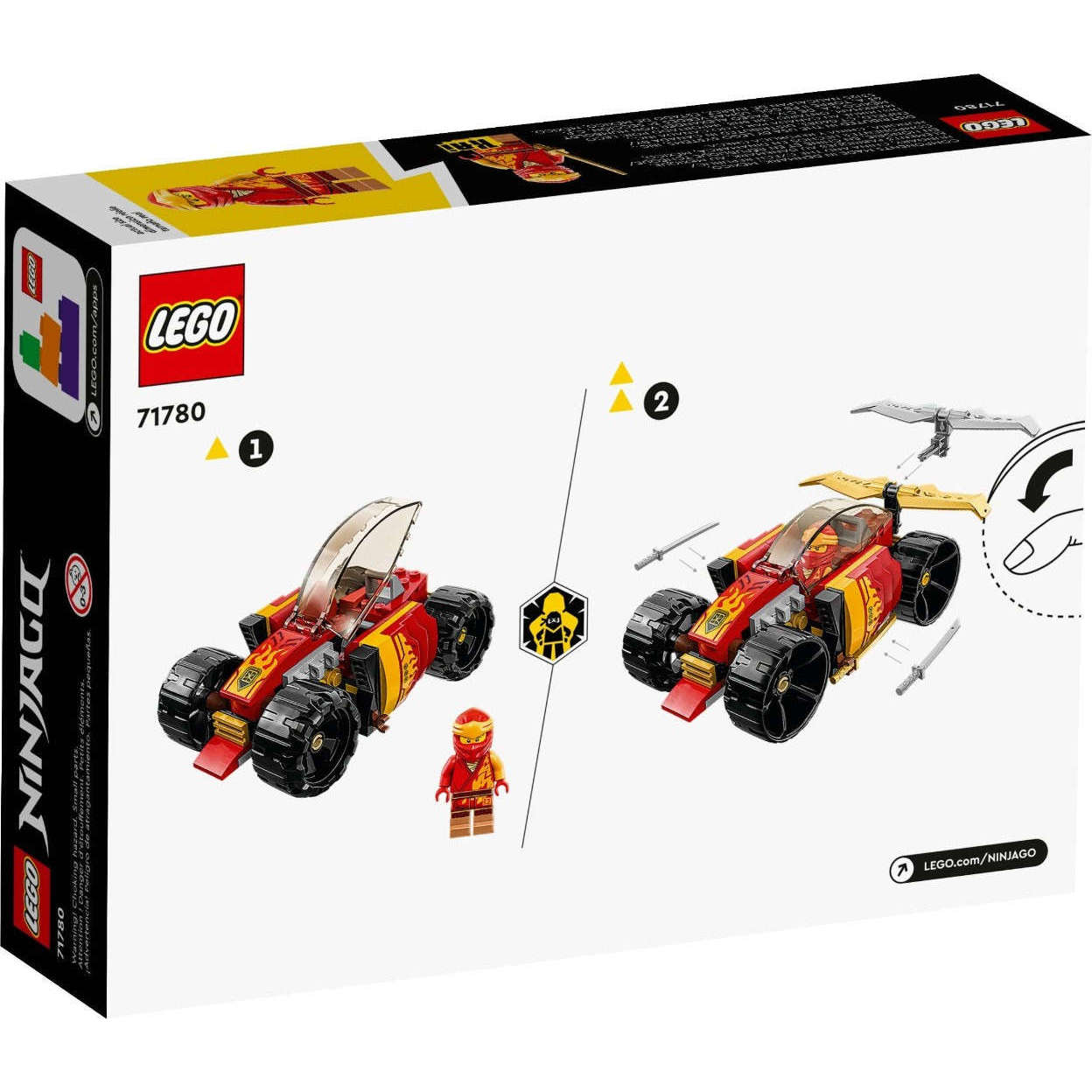 Toys N Tuck:Lego 71780 Ninjago Kai?s Ninja Race Car EVO,Lego Ninjago