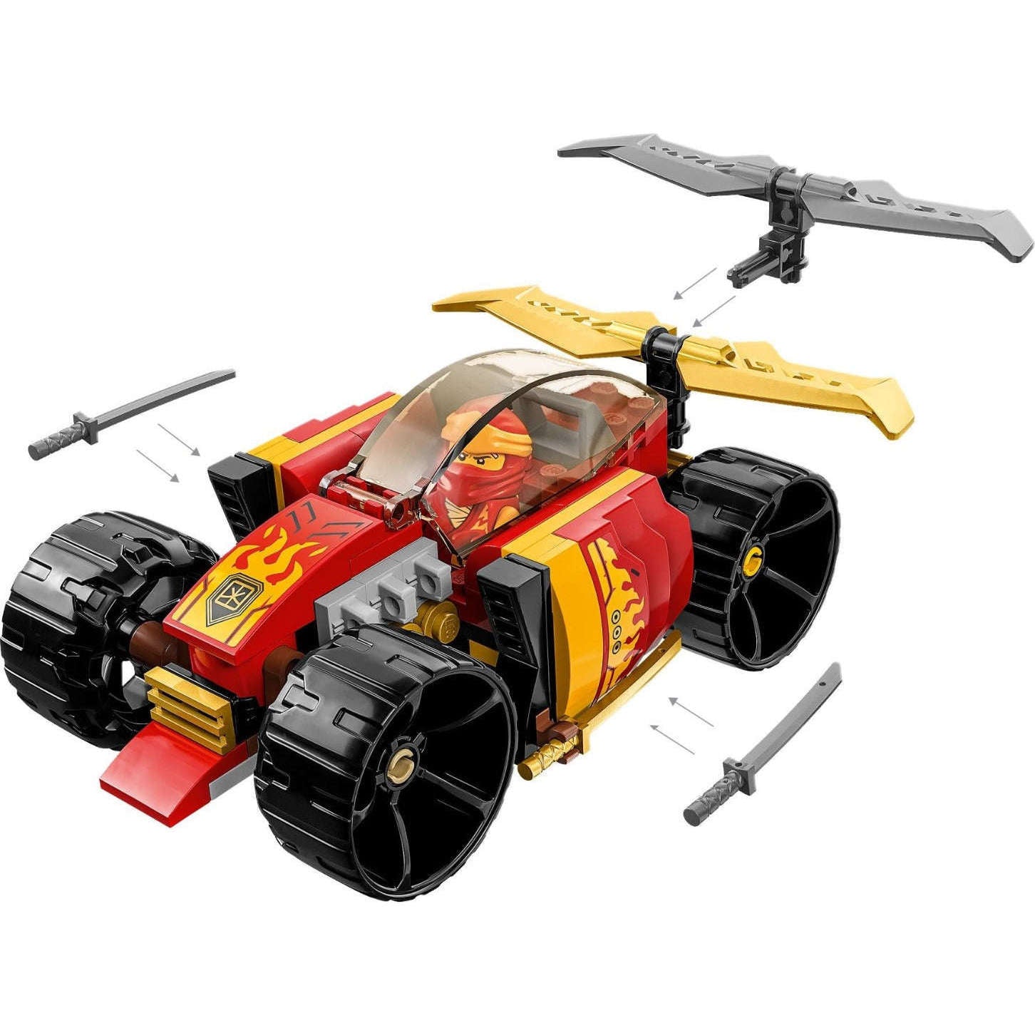 Toys N Tuck:Lego 71780 Ninjago Kai?s Ninja Race Car EVO,Lego Ninjago