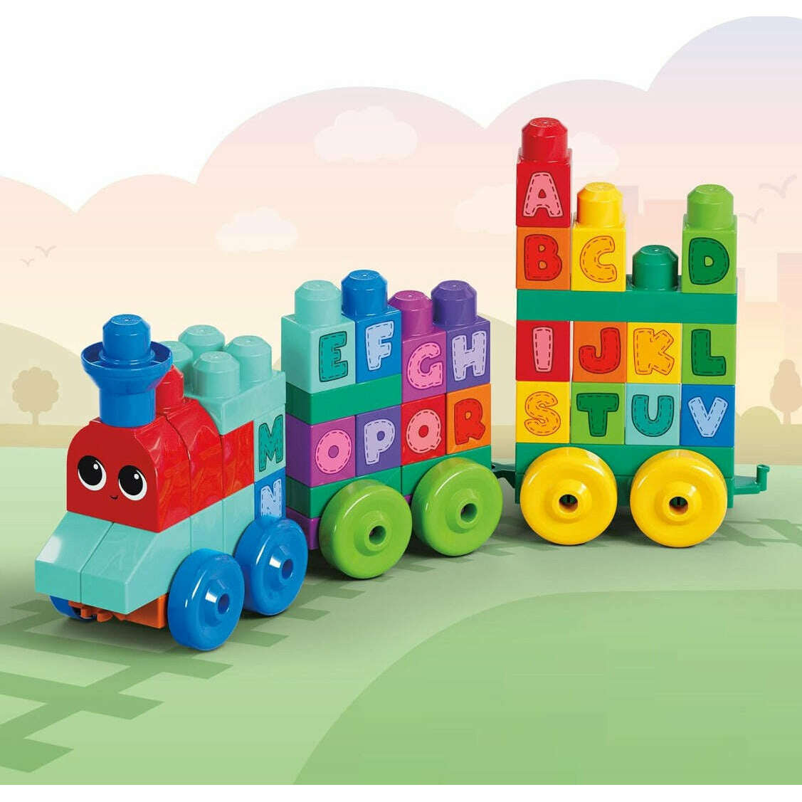 Toys N Tuck:Fisher Price Mega Bloks ABC Learning Train,Fisher Price