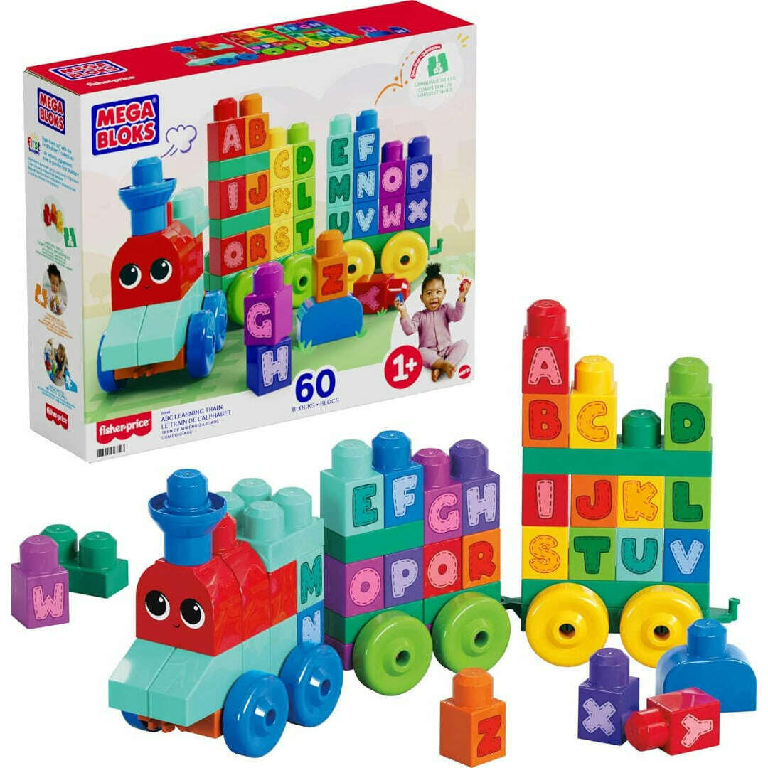 Toys N Tuck:Fisher Price Mega Bloks ABC Learning Train,Fisher Price