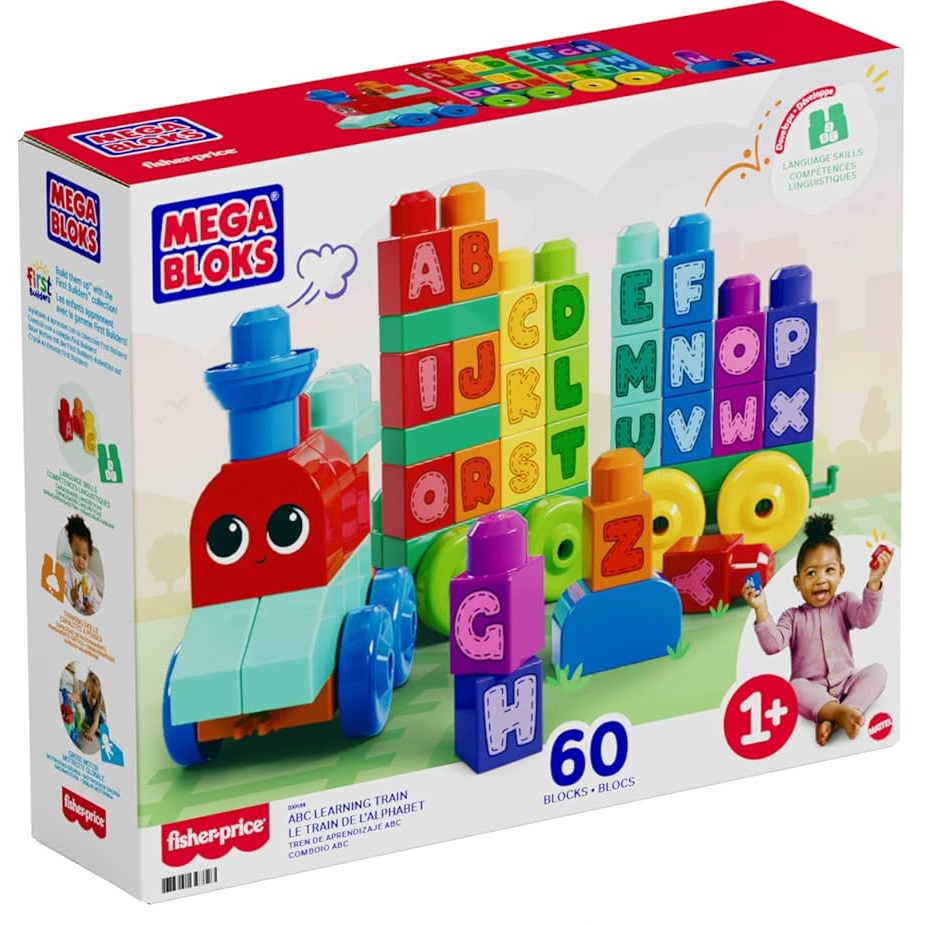 Toys N Tuck:Fisher Price Mega Bloks ABC Learning Train,Fisher Price