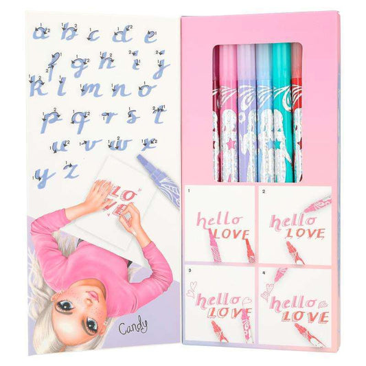 Toys N Tuck:Depesche Top Model Calligraphy And Fineliner Set,Top Model
