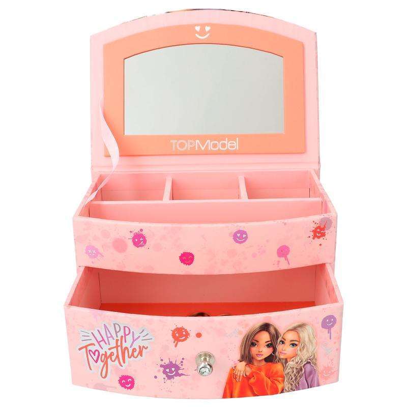 Toys N Tuck:Depesche Top Model Jewellery Box Small - Happy Together,Top Model