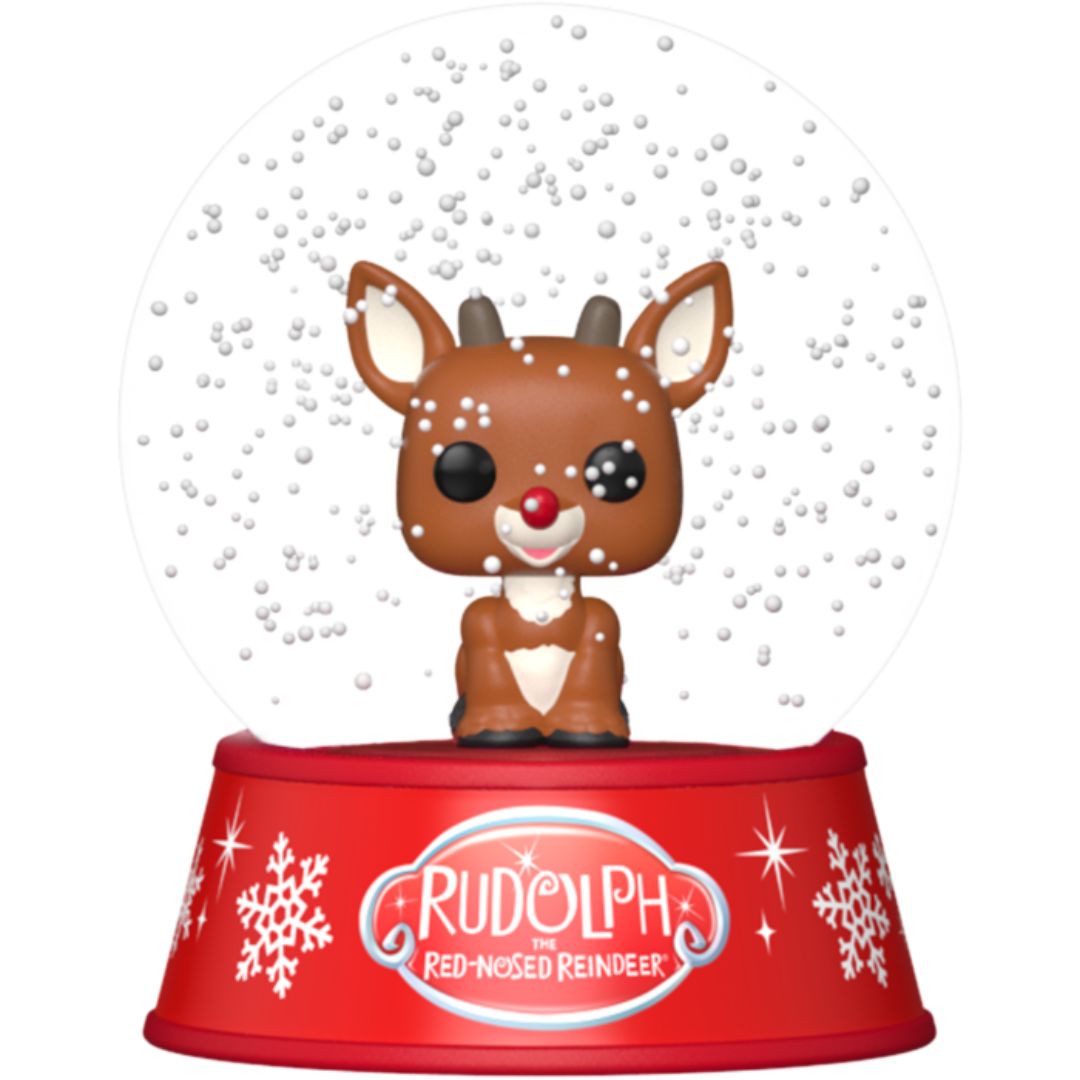 POP! Mini Glitter Globe: Rudolph the Red Nosed Reindeer - Rudolph