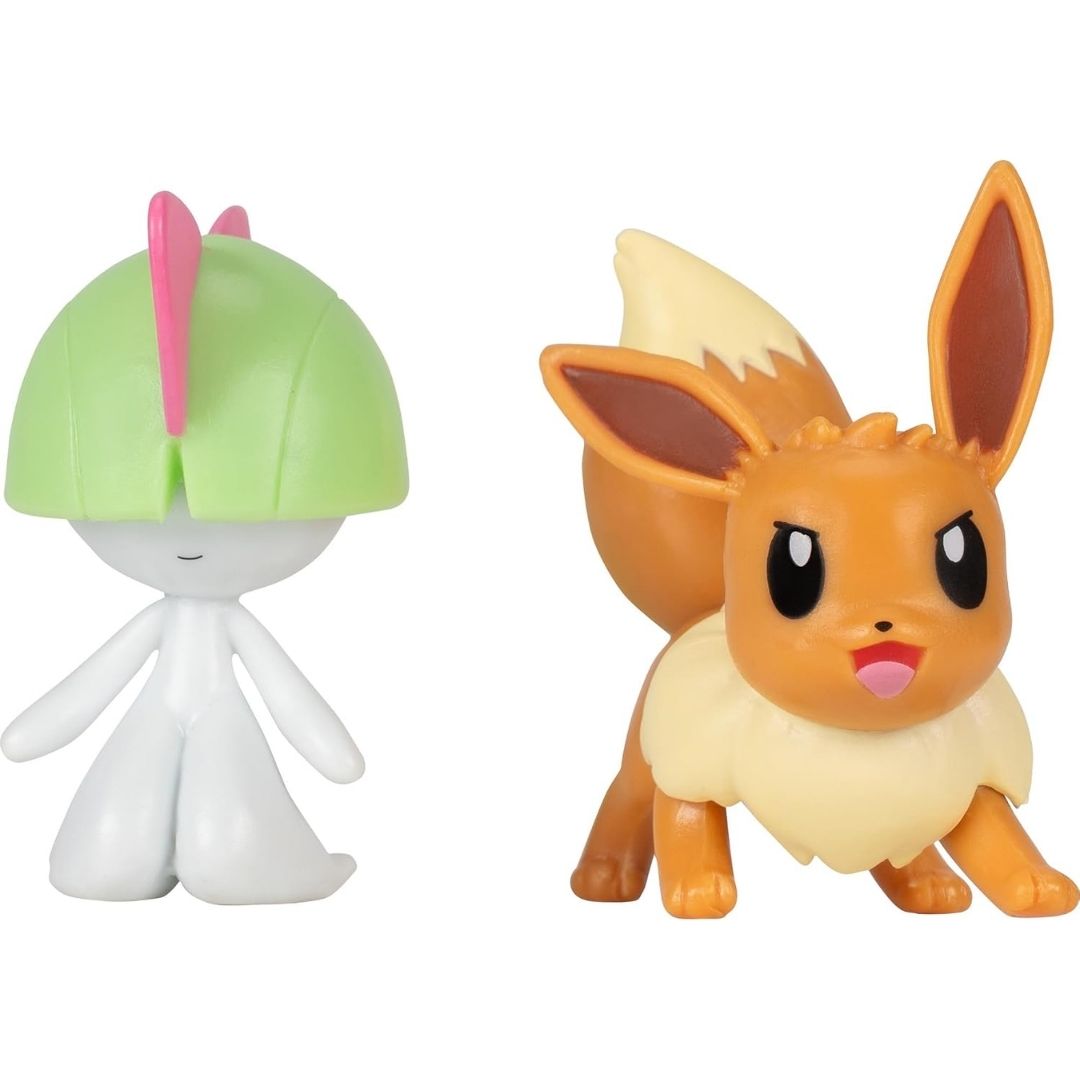 Pokémon Battle Disk Showdown - Eevee Vs. Ralts