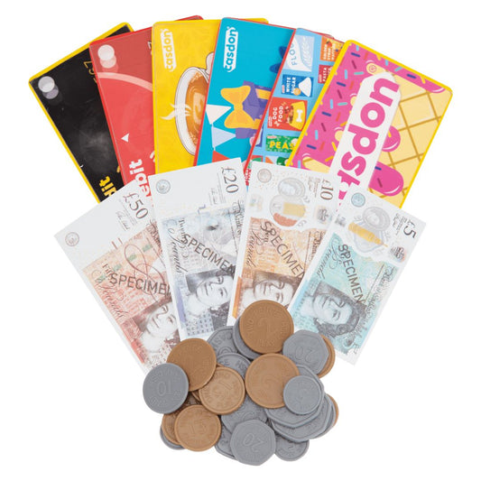 Casdon Play Money & Cards
