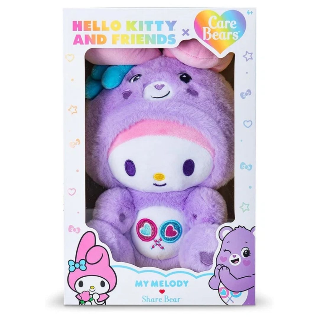 Care Bears Hello Kitty and Friends 30cm My Melody Share Bear