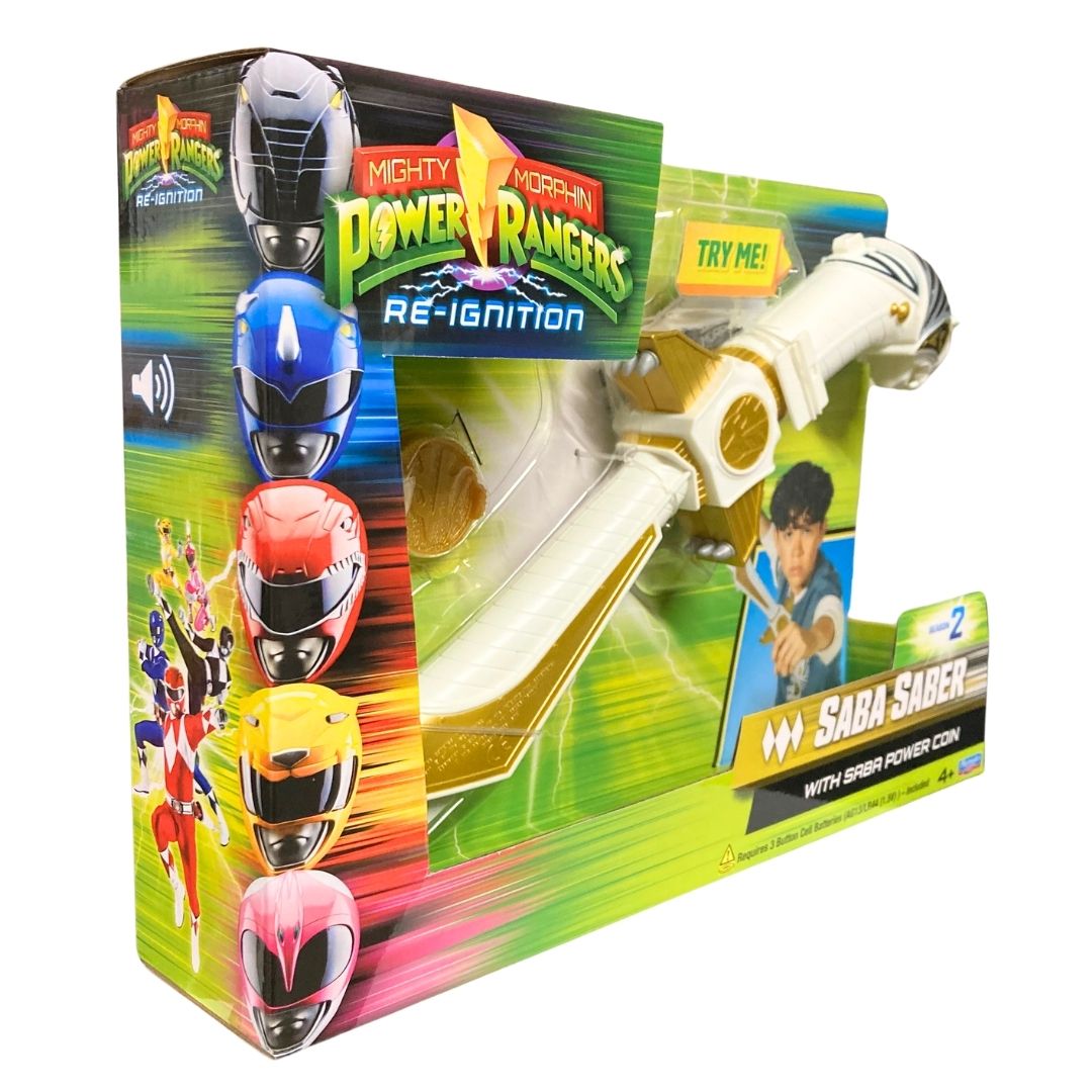 Mighty Morphin Power Rangers Re-Ignition Saba Saber with Saba Power Coin