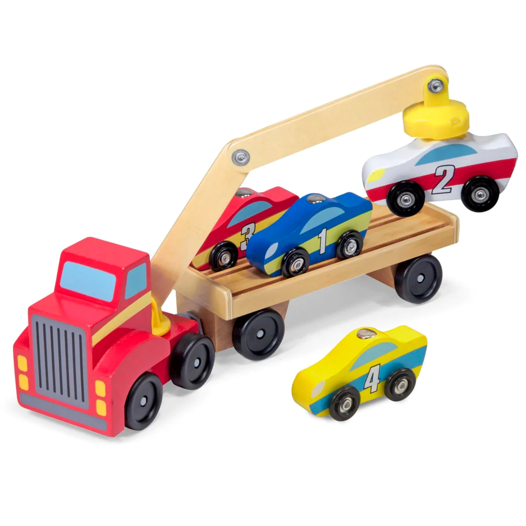 Toys N Tuck:Melissa & Doug Magnetic Car Loader,Melissa