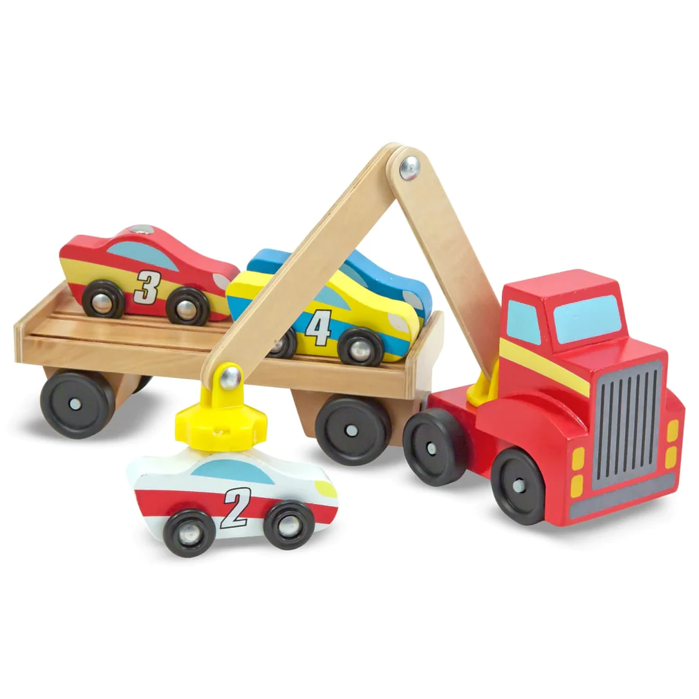 Toys N Tuck:Melissa & Doug Magnetic Car Loader,Melissa