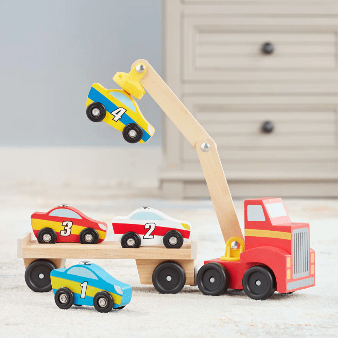 Toys N Tuck:Melissa & Doug Magnetic Car Loader,Melissa