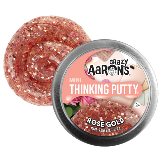 Toys N Tuck:Crazy Aaron's Mini Thinking Putty - Rose Gold,Crazy Aaron's