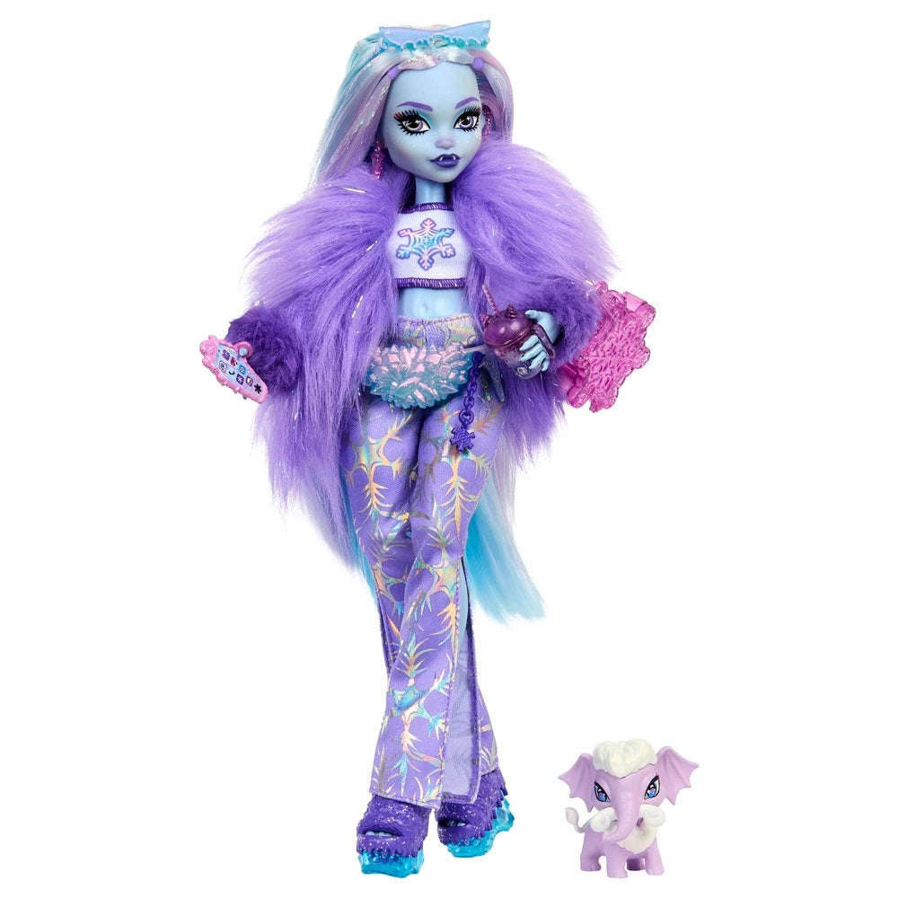 Toys N Tuck:Monster High Abby Bominable with Tundra,Monster High
