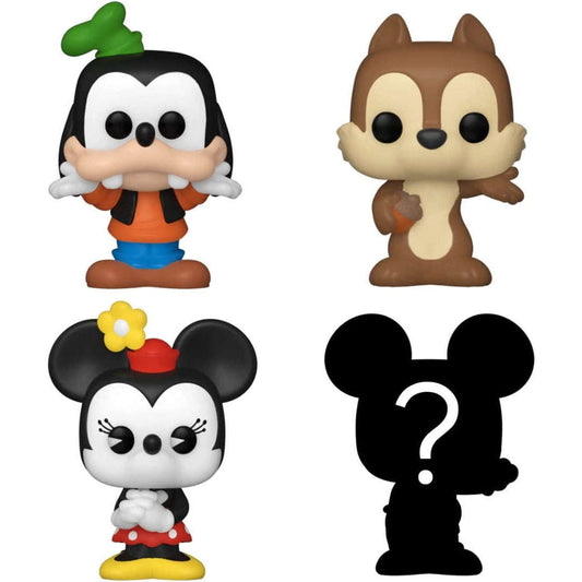 Toys N Tuck:Bitty Pop! Disney 4 Pack - Goofy, Chip, Minnie Mouse and Mystery Bitty,Disney