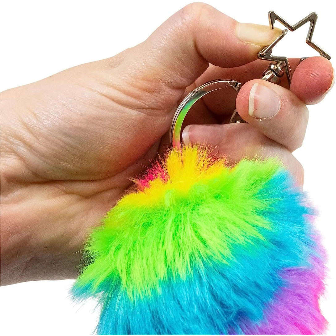 Toys N Tuck:Furry Squish Ball Keychain,Tobar