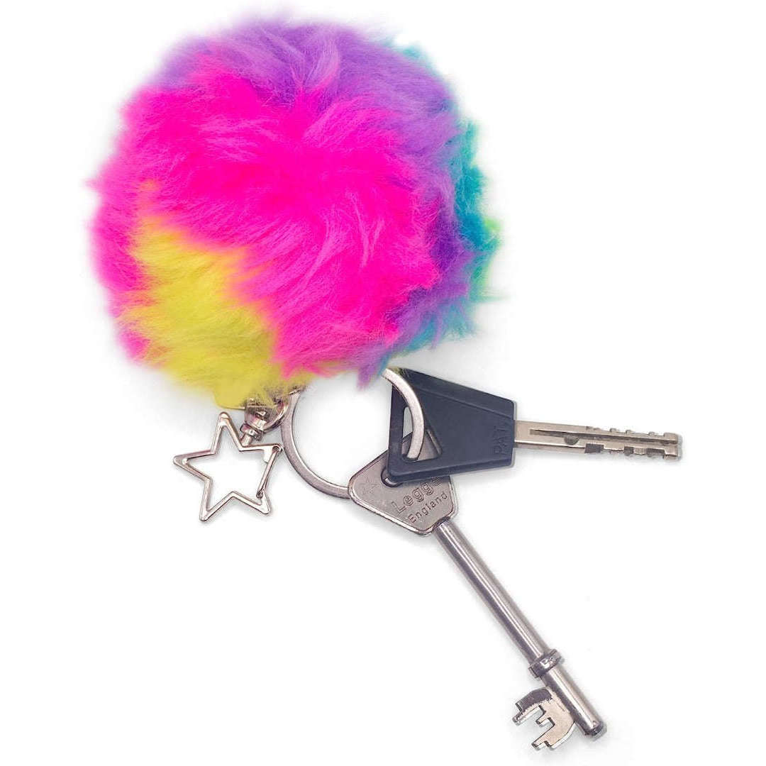 Toys N Tuck:Furry Squish Ball Keychain,Tobar