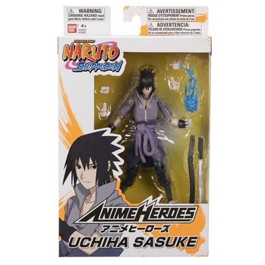 ANIME HEROES - Naruto - Sasuke Uchiha Rinnegan/Mangekyo Sharingan Action  Figure