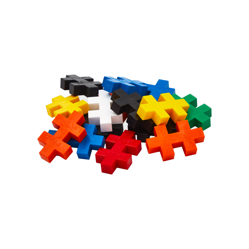 Toys N Tuck:Plus Plus Big 15PCS Basic Colour Mix,Plus Plus