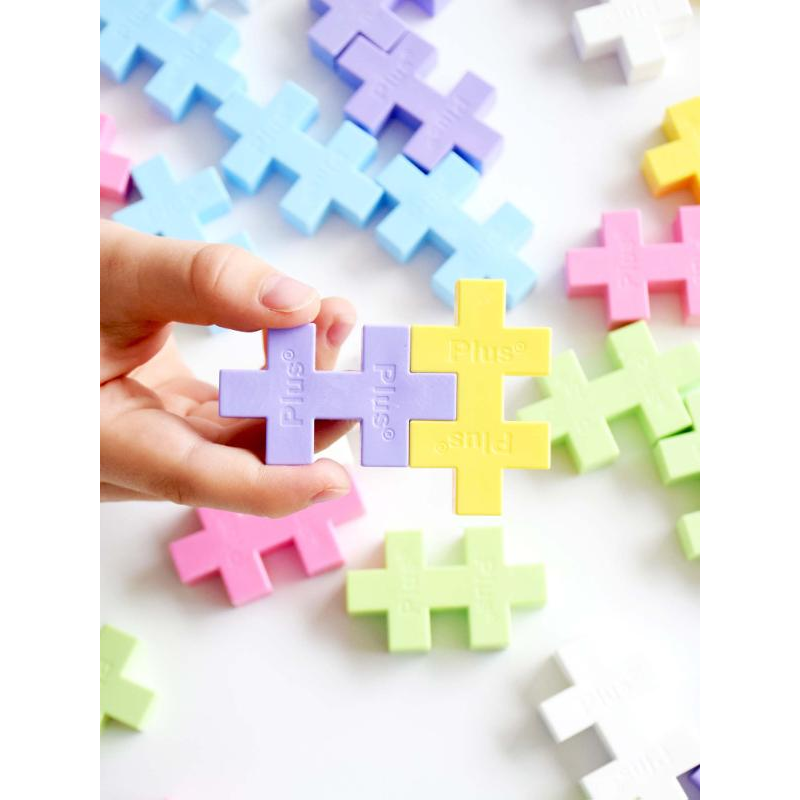 Toys N Tuck:Plus Plus Big 15PCS Pastel Colour Mix,Plus Plus