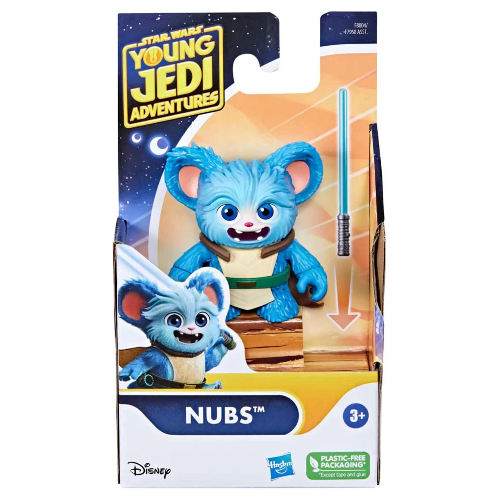 Star Wars Young Jedi Adventures Fuzzy Force Nubs, Star Wars Plush, Star  Wars Toys for Preschoolers - Star Wars