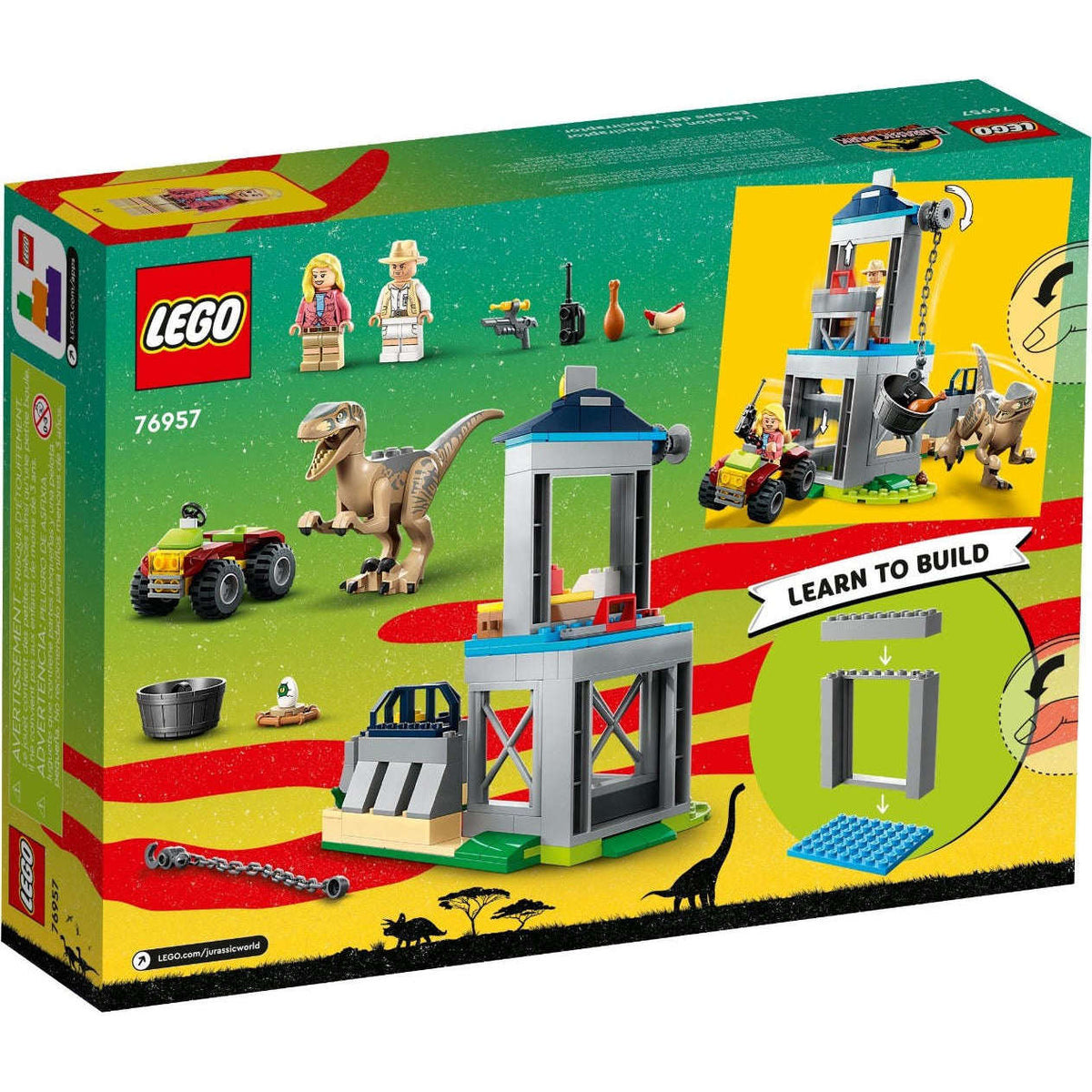 Toys N Tuck:Lego 76957 Jurassic Park Velociraptor Escape,Lego Jurassic Park