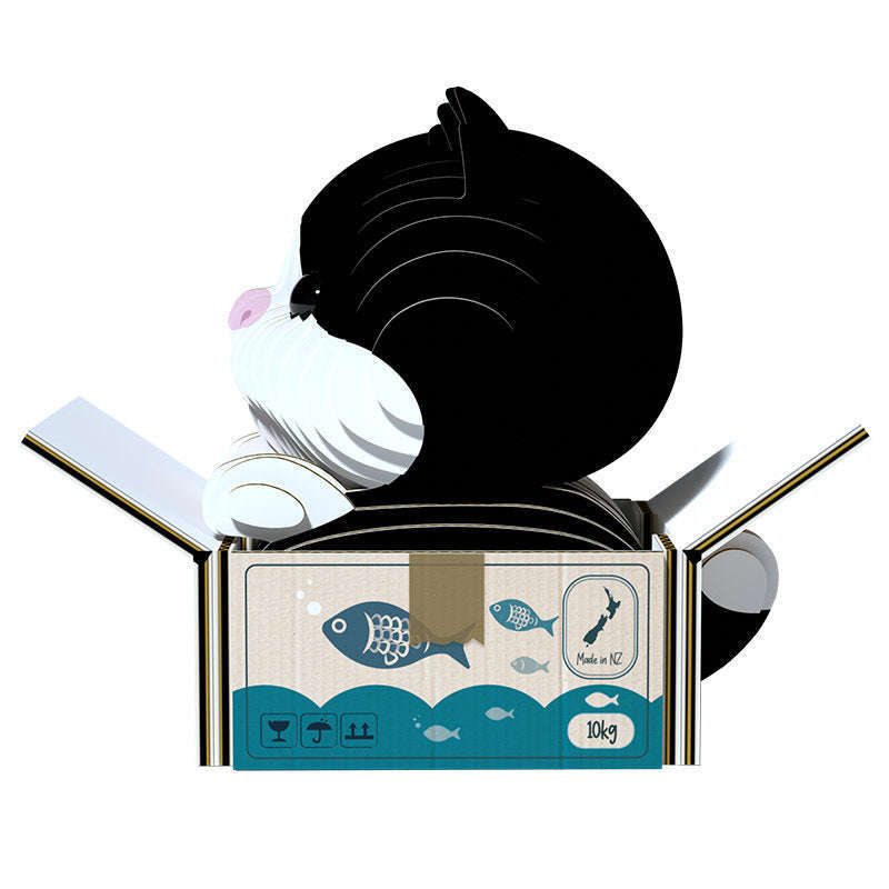 Toys N Tuck:Eugy 3D Model 089 Cat (Tuxedo),Eugy
