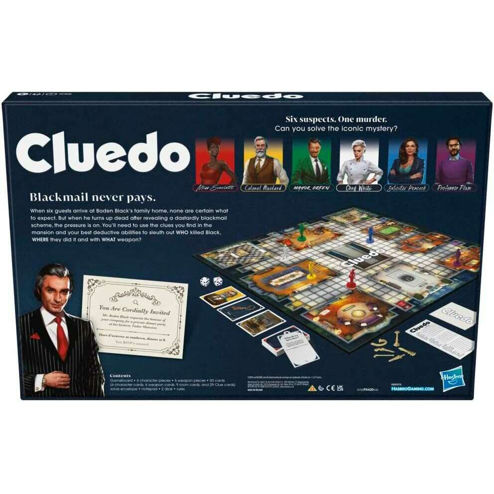 Toys N Tuck:Cluedo The Classic Mystery Game,Hasbro Gaming
