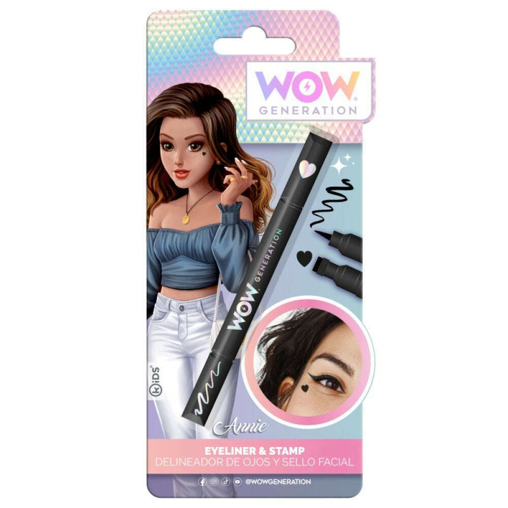 Wow Generation Eyeliner Face Stamper Black Heart