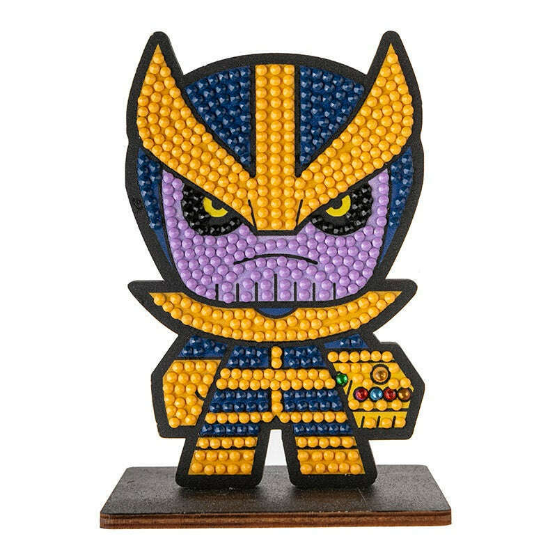 Toys N Tuck:Crystal Art Buddies Series 2 Marvel - Thanos,Crystal Art