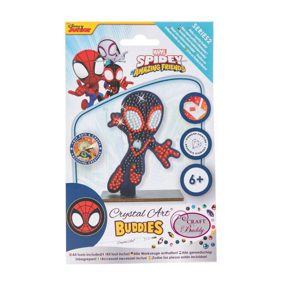 Toys N Tuck:Crystal Art Buddies Series 2 Marvel - Miles Morales,Crystal Art