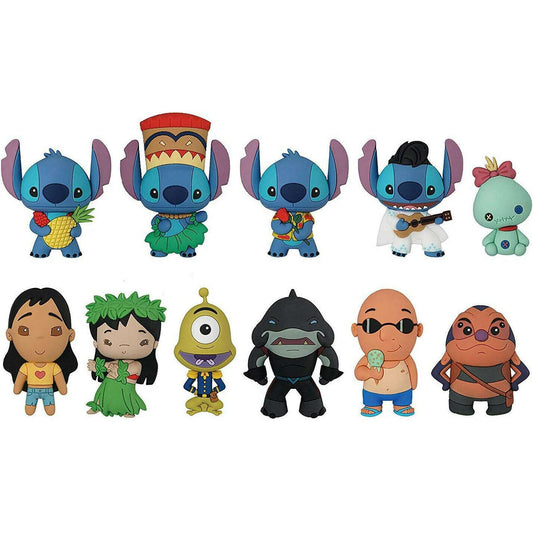 Toys N Tuck:Disney Stitch 3D Foam Bag Clip Series 2,Disney