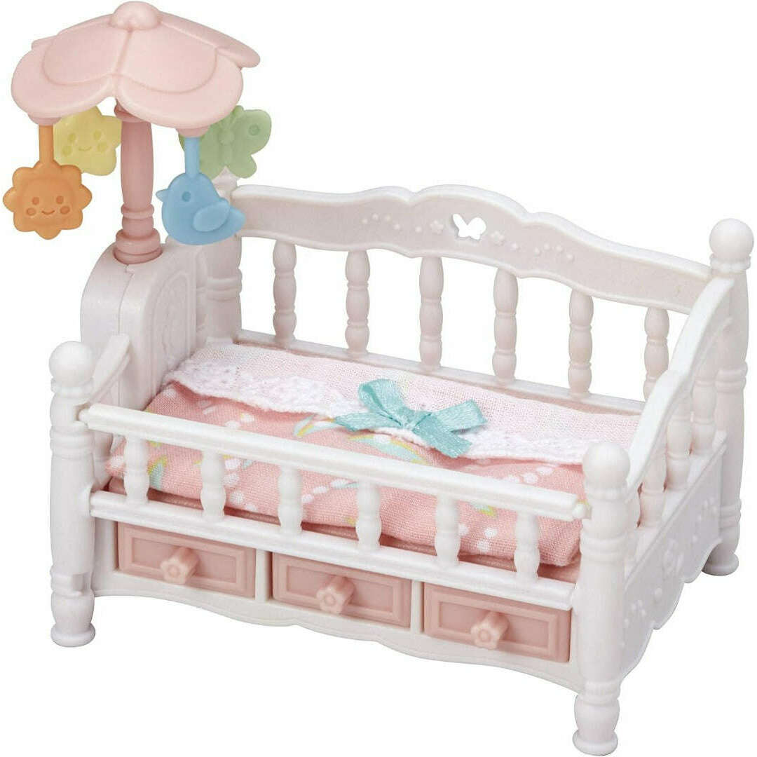 Toys N Tuck:Sylvanian Families Crib with Mobile,Sylvanian Families