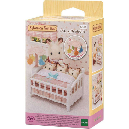 Toys N Tuck:Sylvanian Families Crib with Mobile,Sylvanian Families