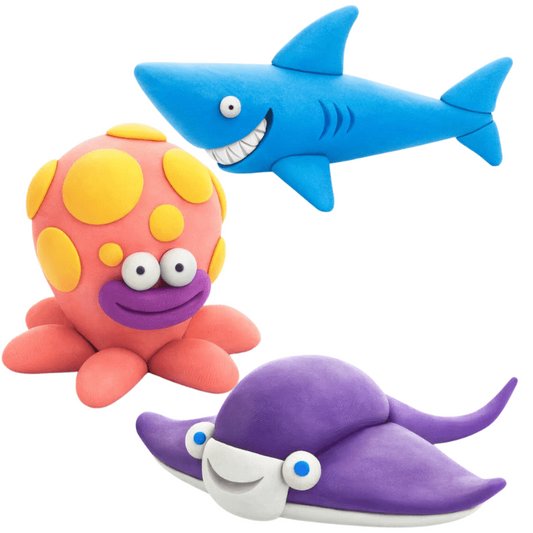 Toys N Tuck:Hey Clay 3 Pack - Ocean,Hey Clay
