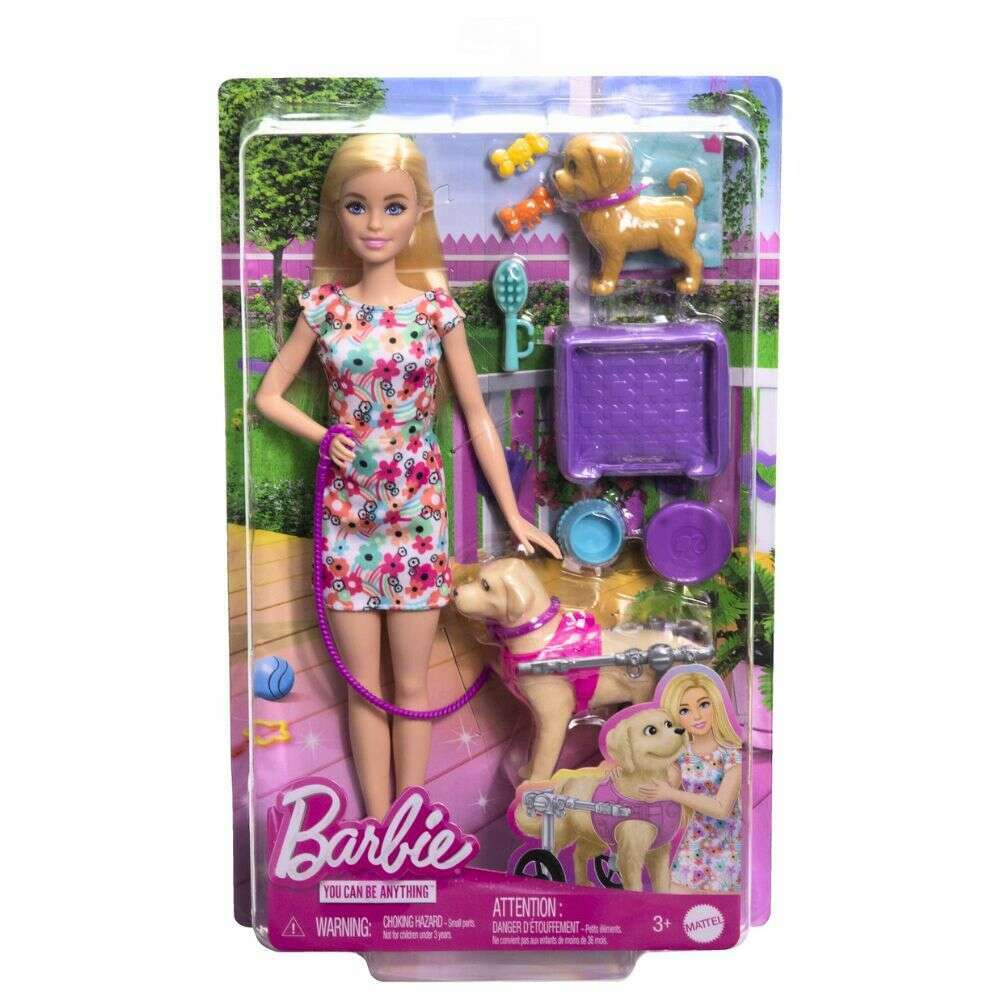 Toys N Tuck:Barbie Walk & Wheel Pet Playset,Barbie