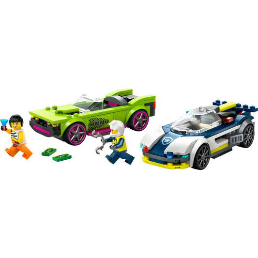 Toys N Tuck:Lego 60415 City Police Car and Muscle Car Chase,Lego City