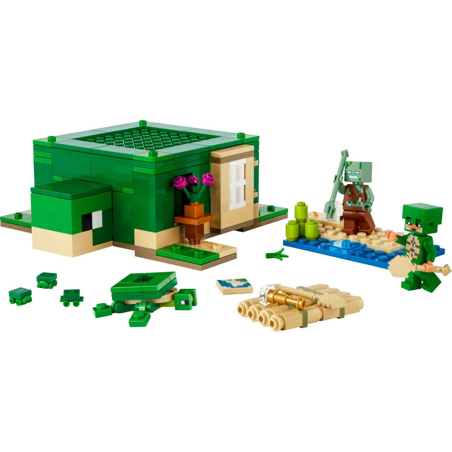 Toys N Tuck:Lego 21254 Minecraft The Turtle Beach House,Lego Minecraft