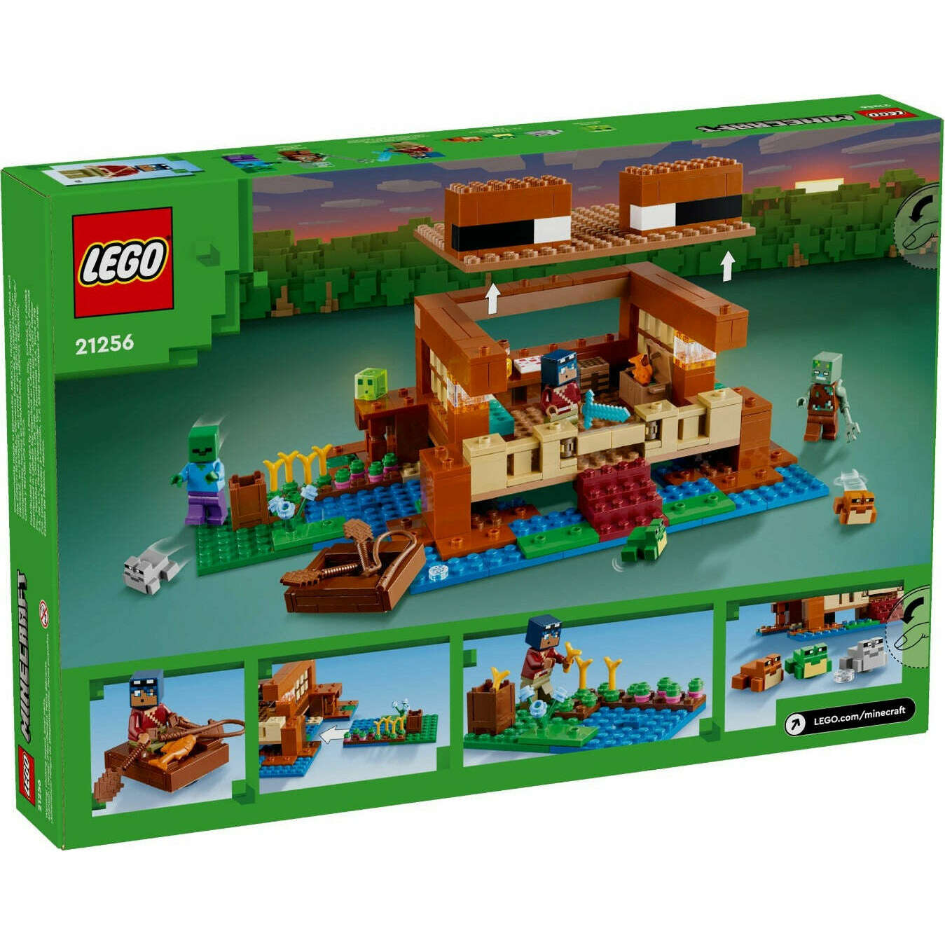 Toys N Tuck:Lego 21256 Minecraft The Frog House,Lego Minecraft
