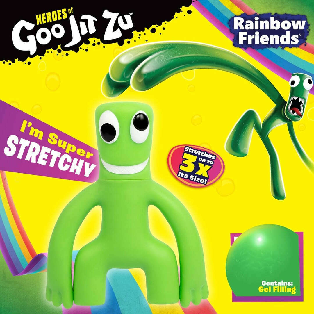 Toys N Tuck:Heroes of Goo Jit Zu - Rainbow Friends - Green,Rainbow Friends