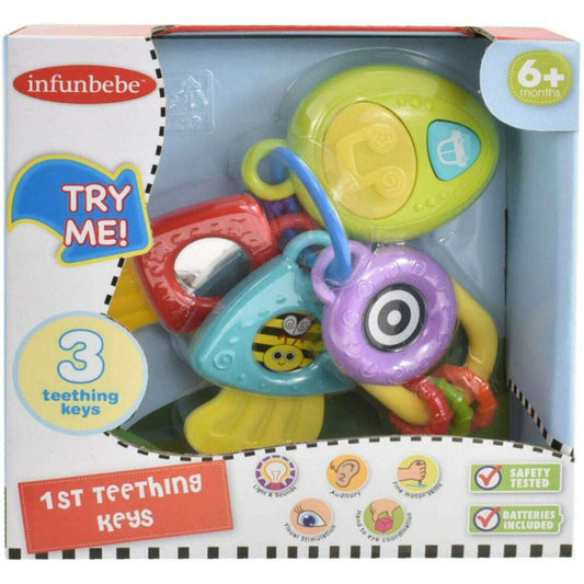 Toys N Tuck:Infunbebe 1st Teething Keys,Kandy Toys