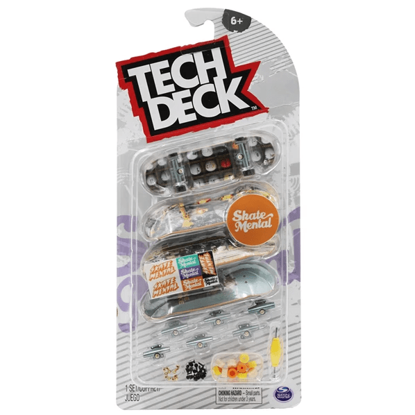 Toys N Tuck:Tech Deck 4 Pack 96mm Fingerboards - Skate Mental,Tech Deck