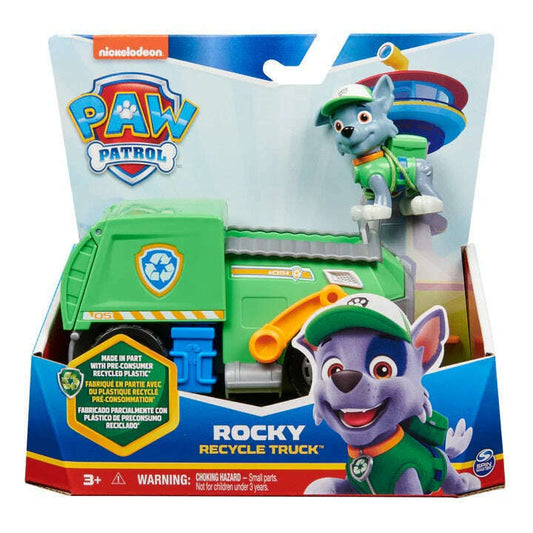 Toys N Tuck:Paw Patrol Rocky with Recycling Truck,Paw Patrol
