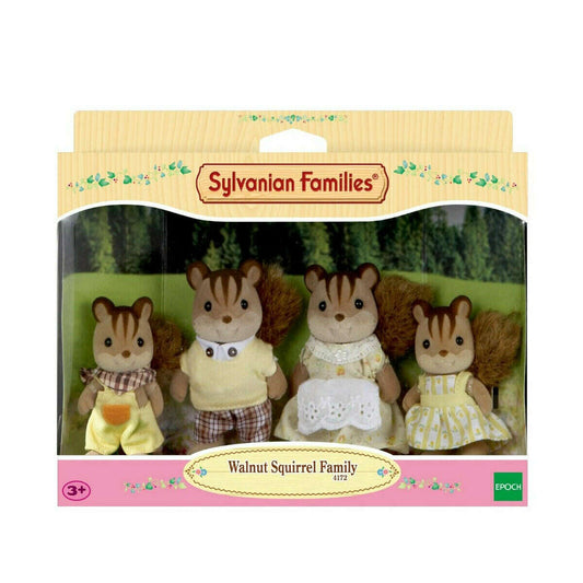 Toys N Tuck:Sylvanian Families Walnut Squirrel Family,Sylvanian Families