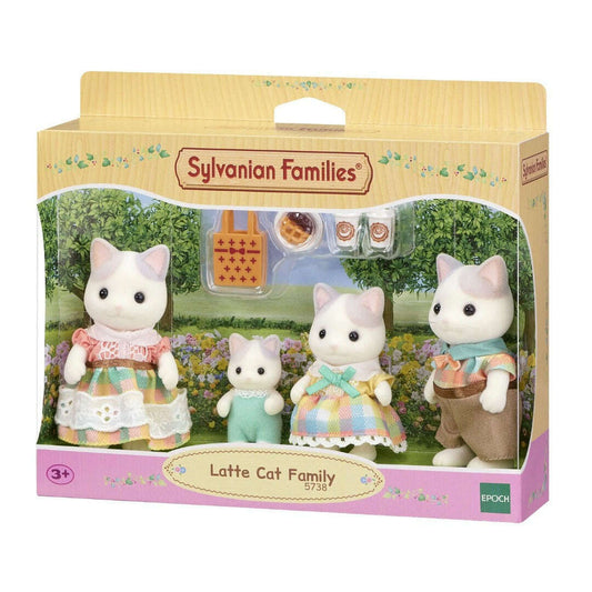 Toys N Tuck:Sylvanian Families Latte Cat Family,Sylvanian Families